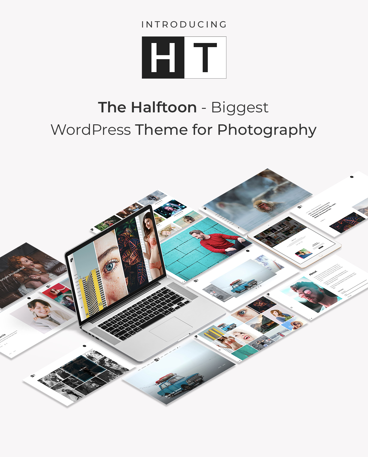 The Halftoon | Multipurpose Photography WordPress Theme - 1