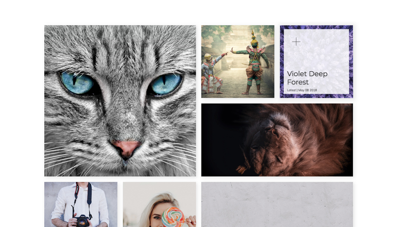 Overlay Parallax Blog Metro